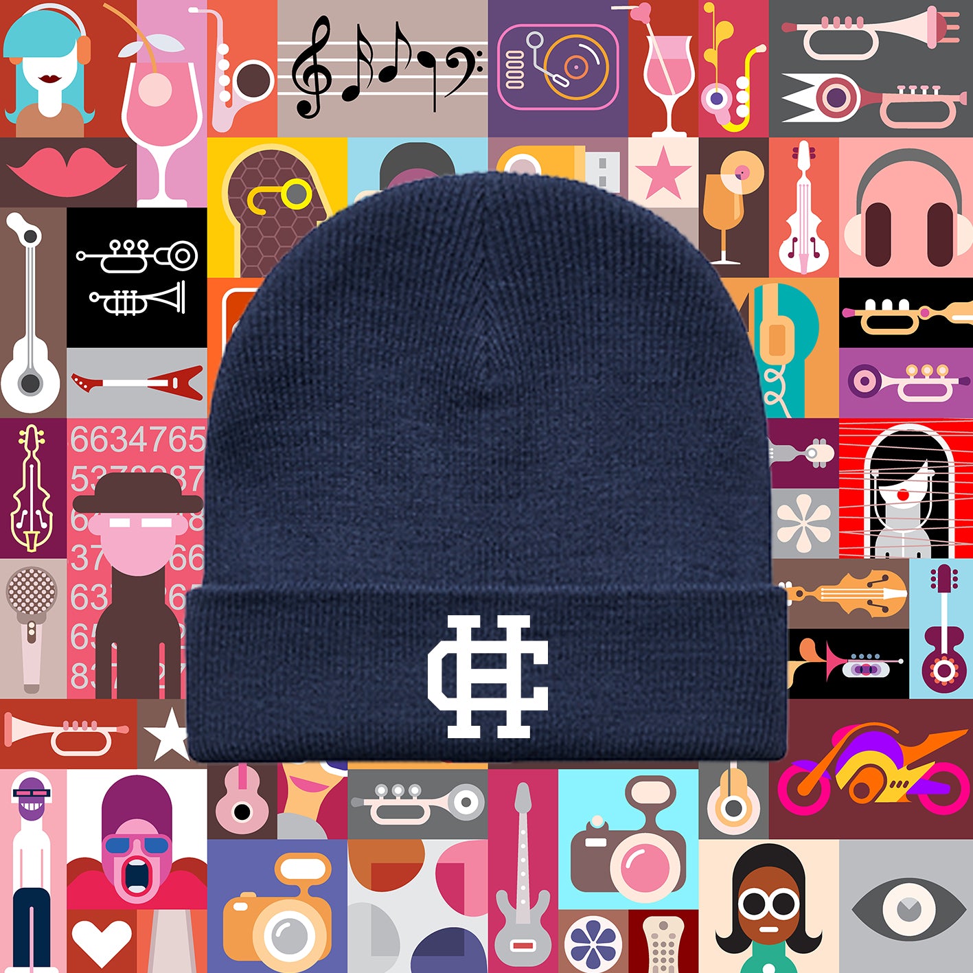 ADULTS PACIFIC BLUE HC BEANIE