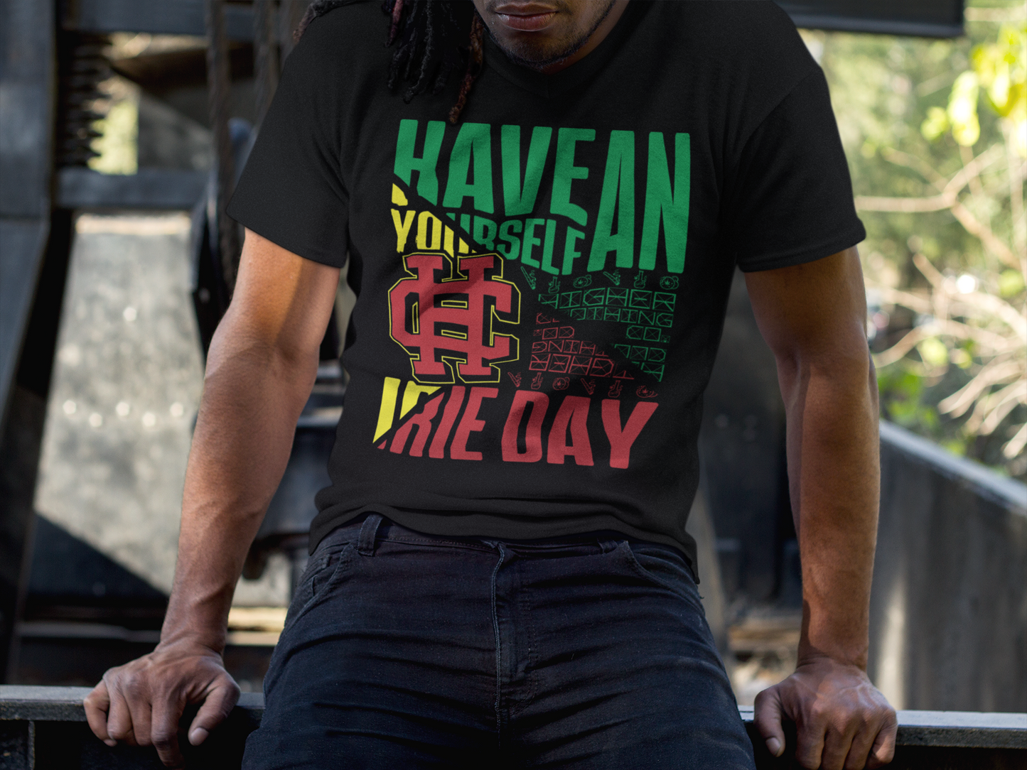 HAVE AN IRIE DAY - BLACK