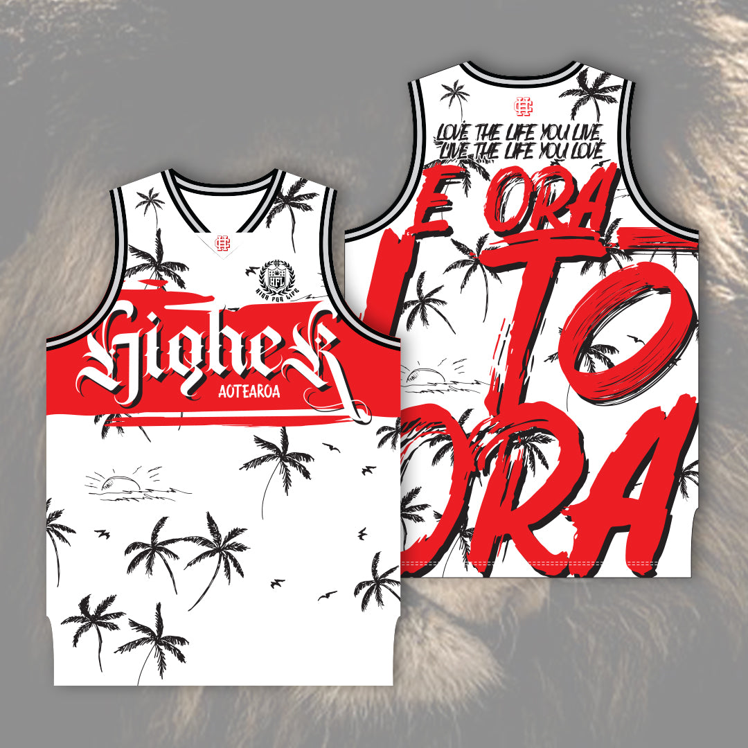 LIVE THE LIFE YOU LOVE BBALL SINGLET