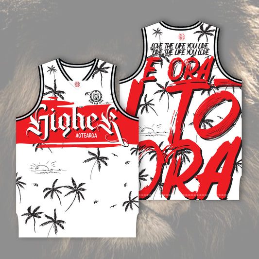 LIVE THE LIFE YOU LOVE BBALL SINGLET