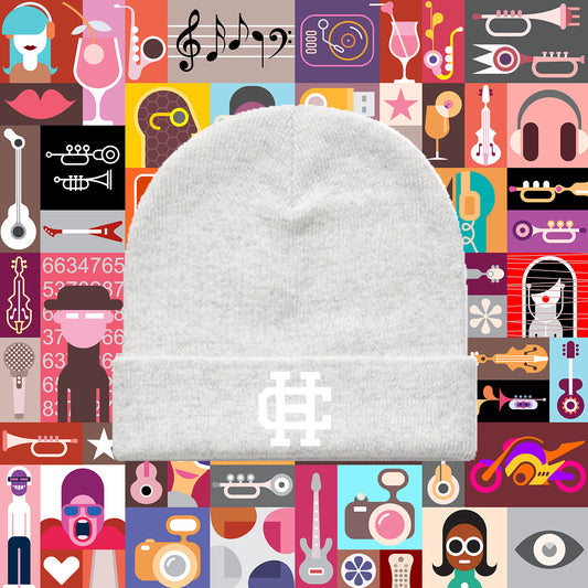 ADULTS OFF WHITE HC BEANIE