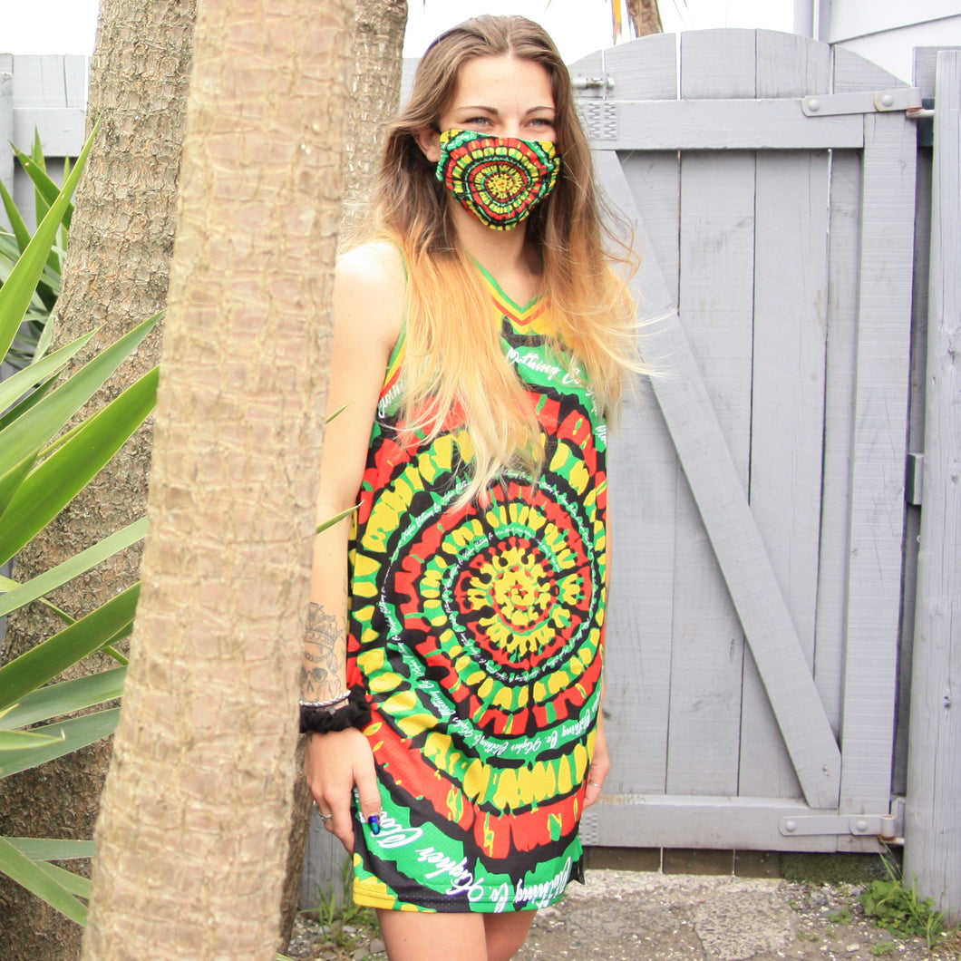LADIES RASTA BASKETBALL DRESS