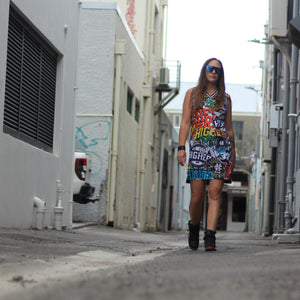 LADIES STICKER BOMB BASKETBALL DRESS